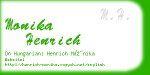 monika henrich business card